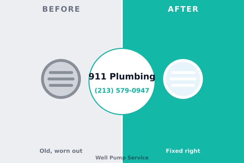 Before and after: plumbing repair Langley Park, MD